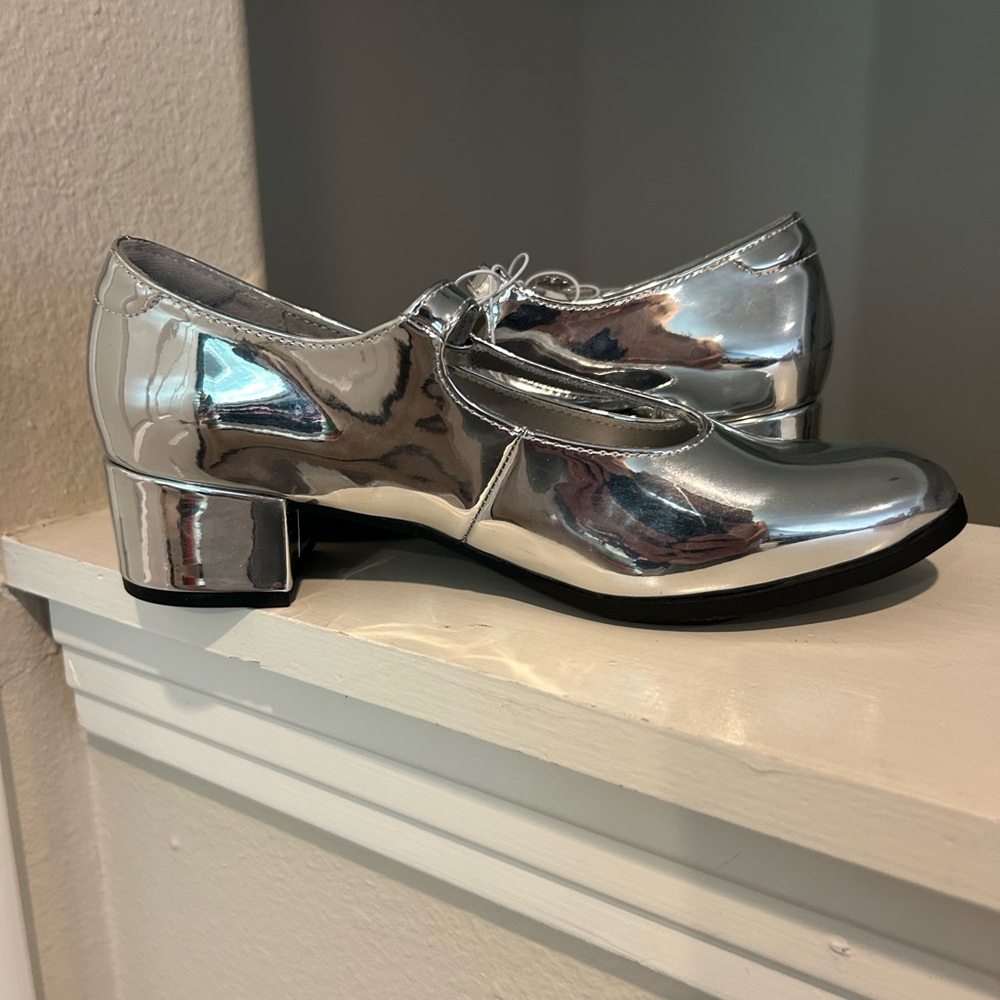 Girls Dina Metallic Dress Heels Art Class 5 - Picture 7 of 11